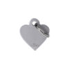 Myfamily Basic Hjerte ID tag aluminium Myfamily Basic Hjerte ID tag aluminium